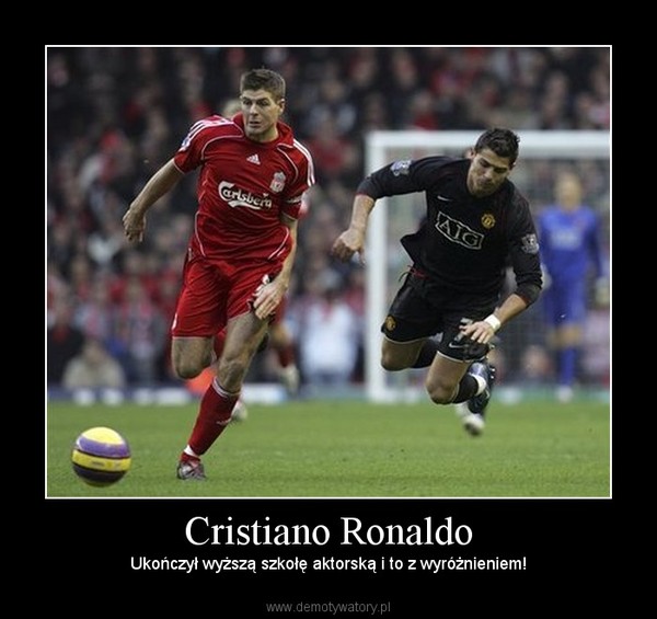 Cristiano Ronaldo – Ukończył wyższą szkołę aktorską i to z wyróżnieniem! 