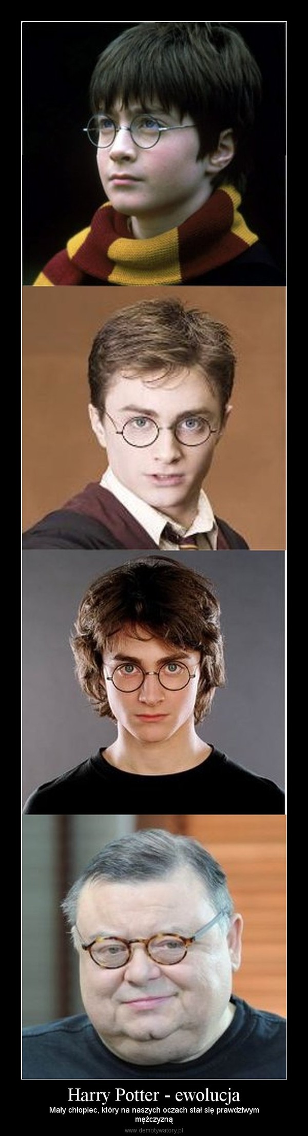 Harry Potter - ewolucja – Mały chłopiec, który na naszych oczach stał się prawdziwymmężczyzną 
