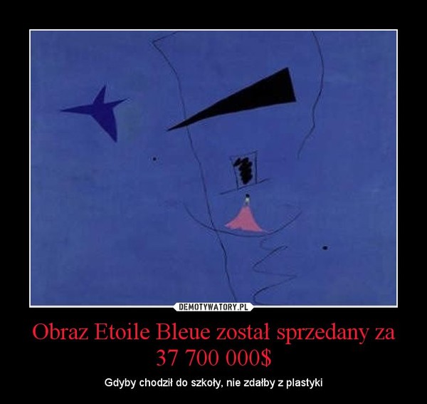 Obraz Etoile Bleue został sprzedany za 37 700 000$ – Gdyby chodził do szkoły, nie zdałby z plastyki 