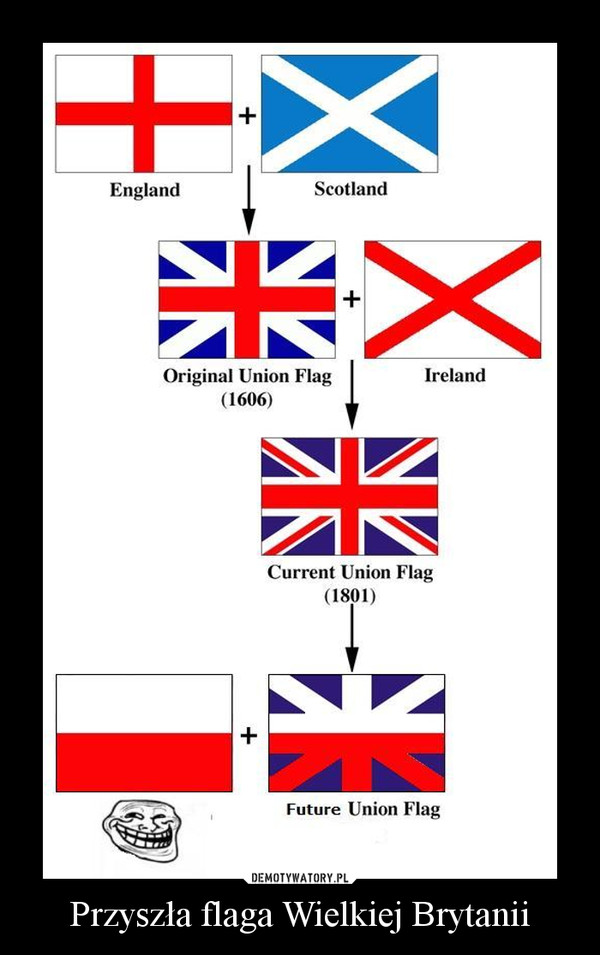 Przyszła flaga Wielkiej Brytanii –  