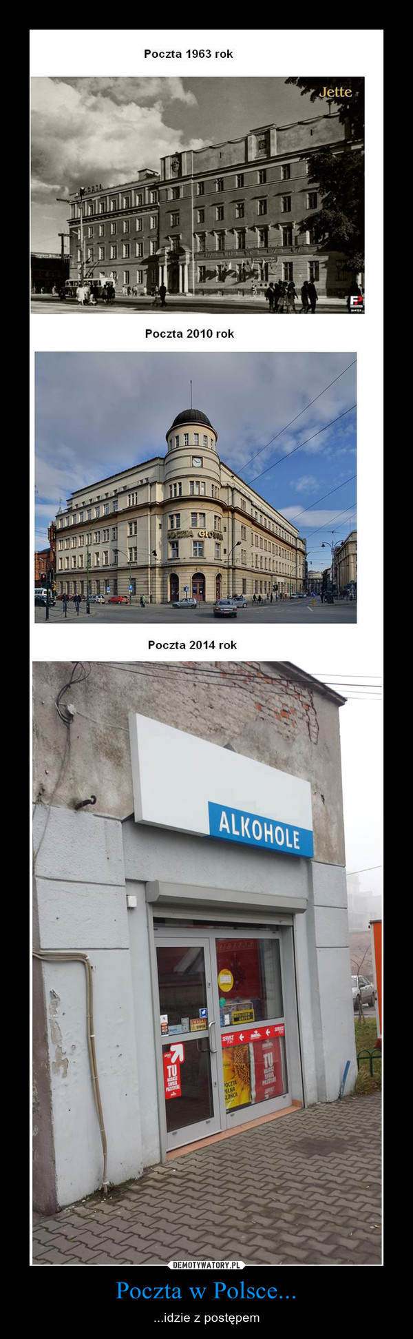 Poczta w Polsce... – ...idzie z postępem 