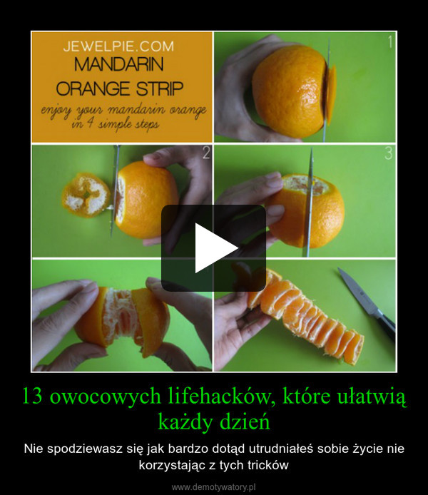 13 owocowych lifehacków, które ułatwią każdy dzień – Nie spodziewasz się jak bardzo dotąd utrudniałeś sobie życie nie korzystając z tych tricków 