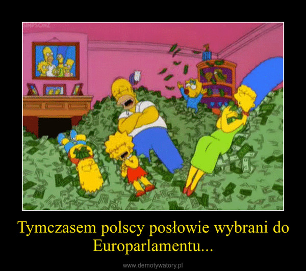 Tymczasem polscy posłowie wybrani do Europarlamentu... –  