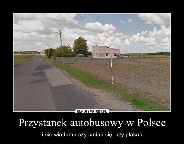 Przystanek autobusowy w Polsce