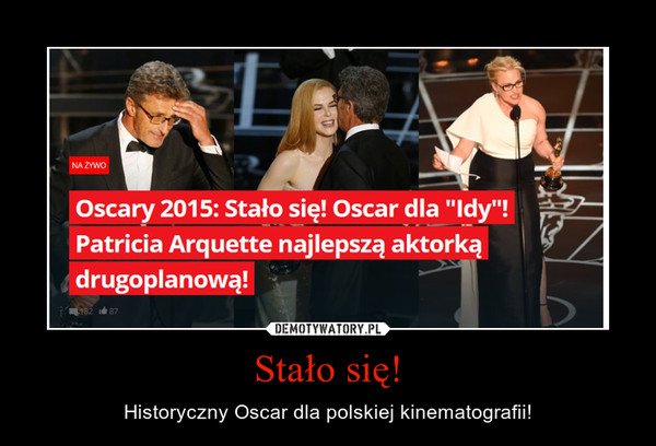 Stało się! – Historyczny Oscar dla polskiej kinematografii! 