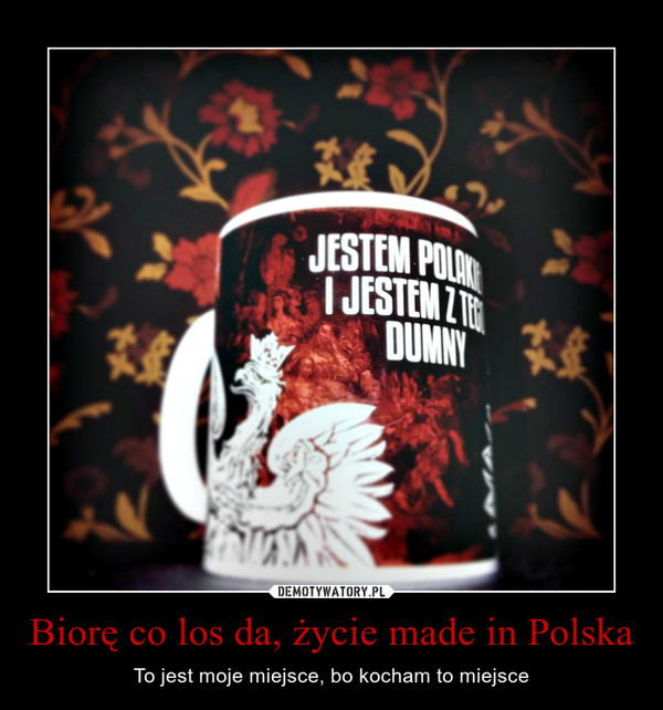 Biorę co los da, życie made in Polska – To jest moje miejsce, bo kocham to miejsce 