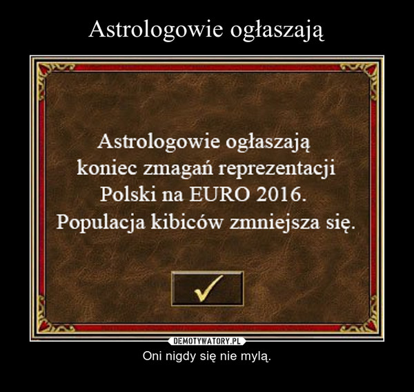 Astrologowie ogłaszają