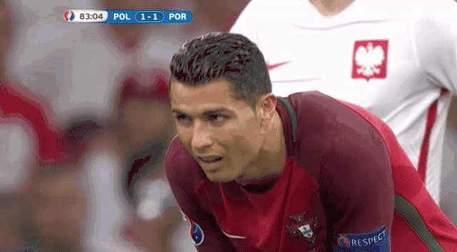 Ronaldo nie miał lekko – Cały czas był dokładnie kryty przez Pazdana 