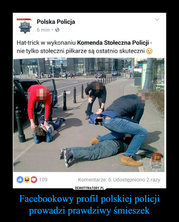 Facebookowy profil polskiej policji prowadzi prawdziwy śmieszek –  