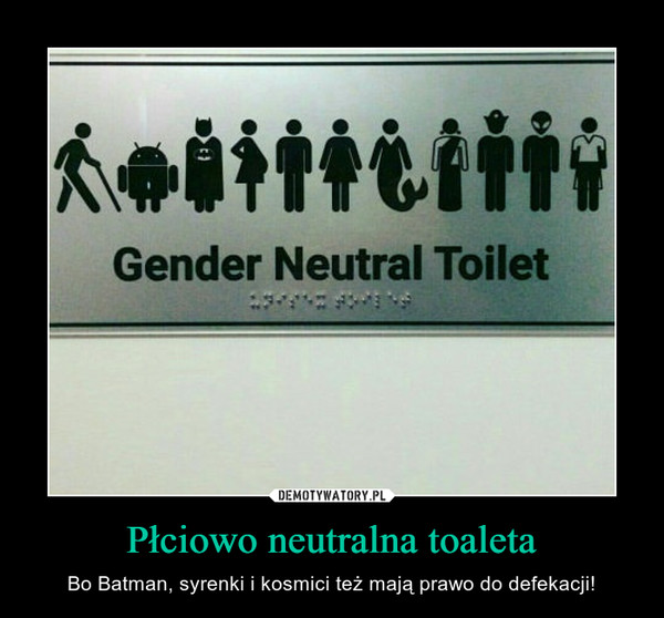 Płciowo neutralna toaleta