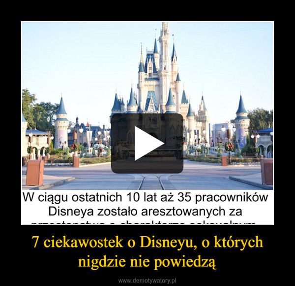 7 ciekawostek o Disneyu, o których nigdzie nie powiedzą –  