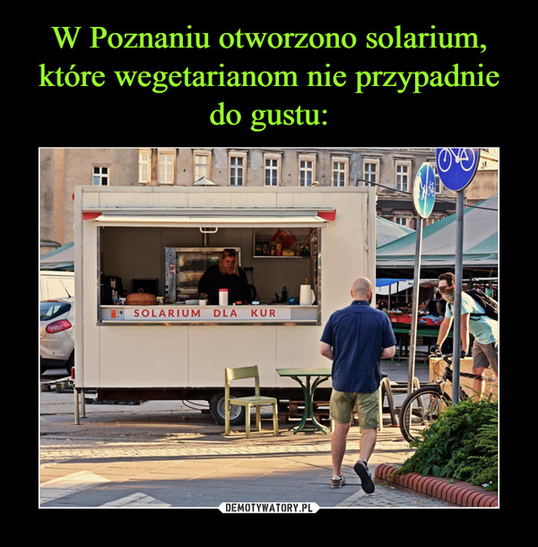 W Poznaniu otworzono solarium, które wegetarianom nie przypadnie do gustu: