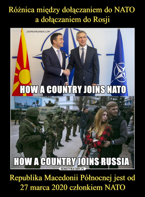 Republika Macedonii Północnej jest od 27 marca 2020 członkiem NATO –  