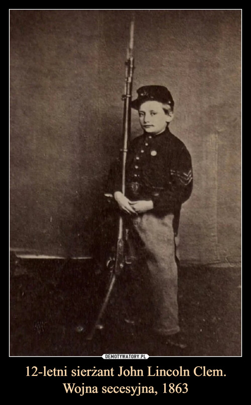 12-letni sierżant John Lincoln Clem. Wojna secesyjna, 1863