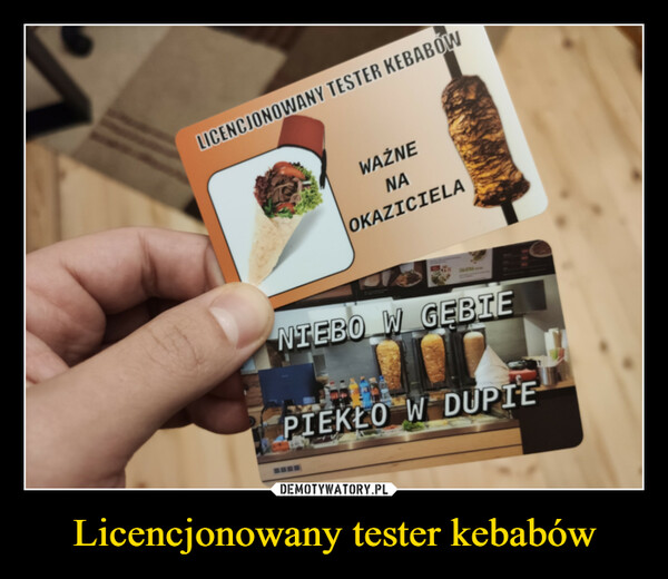 Licencjonowany tester kebabów
