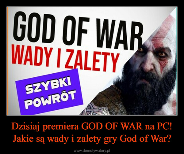 Dzisiaj premiera GOD OF WAR na PC! Jakie są wady i zalety gry God of War? –  