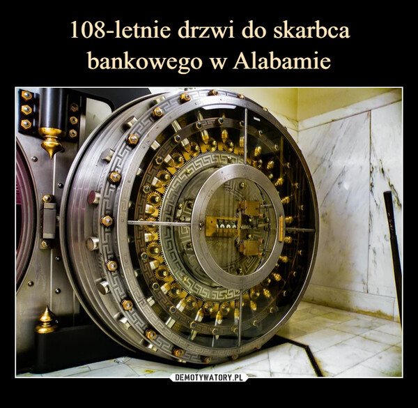 108-letnie drzwi do skarbca bankowego w Alabamie