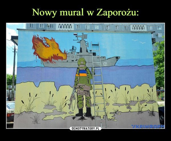 Nowy mural w Zaporożu: