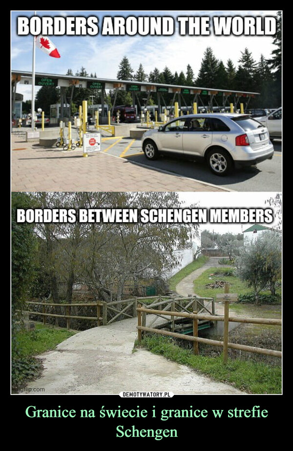 Granice na świecie i granice w strefie Schengen –  BORDERS AROUND THE WORLDOPENOUVERT14BORDERS BETWEEN SCHENGEN MEMBERSigflip.com