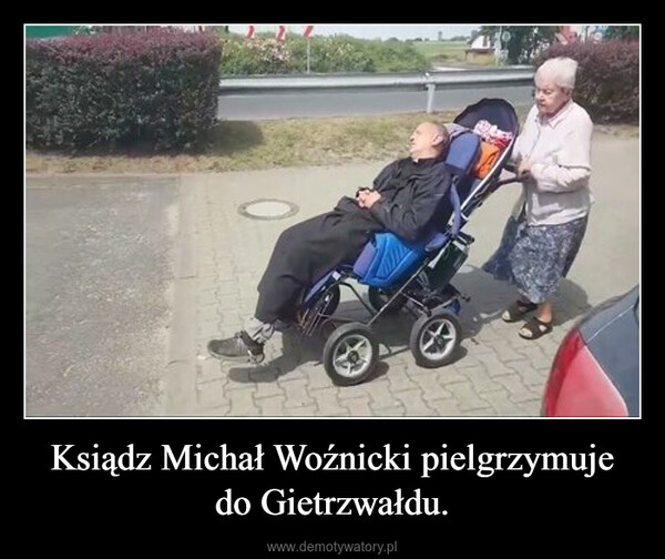 Ksiądz Michał Woźnicki pielgrzymuje do Gietrzwałdu. –  
