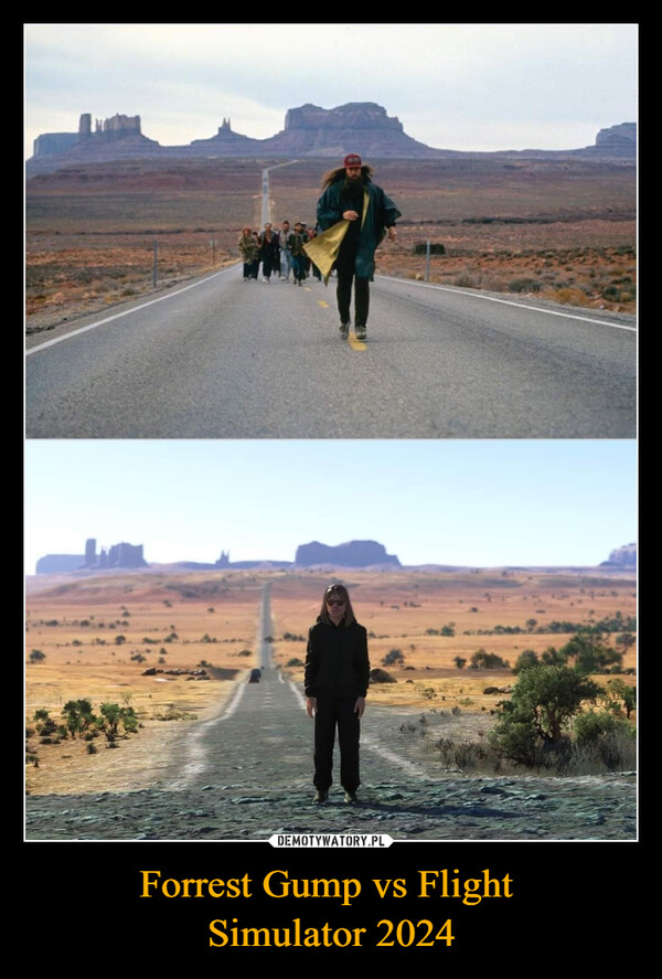 Forrest Gump vs Flight Simulator 2024 –  